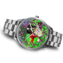 Load image into Gallery viewer, Border Collie Dog New York Christmas Special Wrist Watch-Free Shipping