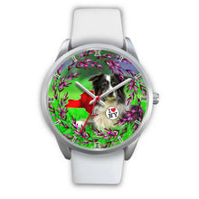 Load image into Gallery viewer, Border Collie Dog New York Christmas Special Wrist Watch-Free Shipping