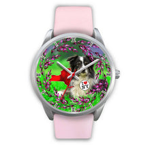 Load image into Gallery viewer, Border Collie Dog New York Christmas Special Wrist Watch-Free Shipping