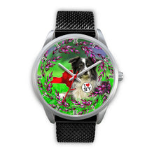 Load image into Gallery viewer, Border Collie Dog New York Christmas Special Wrist Watch-Free Shipping