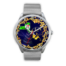 Load image into Gallery viewer, Amazing Vizsla Dog Golden Art New York Christmas Special Wrist Watch-Free Shipping