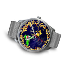 Load image into Gallery viewer, Amazing Vizsla Dog Golden Art New York Christmas Special Wrist Watch-Free Shipping
