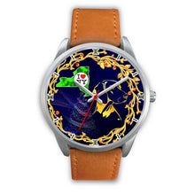 Load image into Gallery viewer, Amazing Vizsla Dog Golden Art New York Christmas Special Wrist Watch-Free Shipping