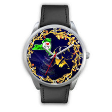 Load image into Gallery viewer, Amazing Vizsla Dog Golden Art New York Christmas Special Wrist Watch-Free Shipping