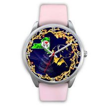 Load image into Gallery viewer, Amazing Vizsla Dog Golden Art New York Christmas Special Wrist Watch-Free Shipping