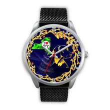 Load image into Gallery viewer, Amazing Vizsla Dog Golden Art New York Christmas Special Wrist Watch-Free Shipping