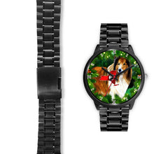 Load image into Gallery viewer, Amazing Rough Collie Dog Art New York Christmas Special Wrist Watch-Free Shipping