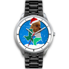 Load image into Gallery viewer, Australian Terrier Texas Christmas Special Wrist Watch-Free Shipping