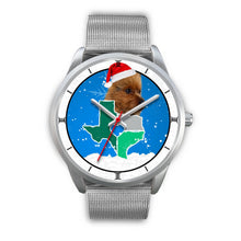 Load image into Gallery viewer, Australian Terrier Texas Christmas Special Wrist Watch-Free Shipping