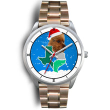 Load image into Gallery viewer, Australian Terrier Texas Christmas Special Wrist Watch-Free Shipping