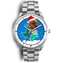 Load image into Gallery viewer, Australian Terrier Texas Christmas Special Wrist Watch-Free Shipping