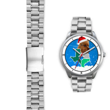 Load image into Gallery viewer, Australian Terrier Texas Christmas Special Wrist Watch-Free Shipping