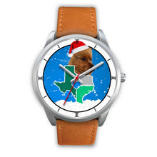 Load image into Gallery viewer, Australian Terrier Texas Christmas Special Wrist Watch-Free Shipping