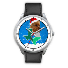 Load image into Gallery viewer, Australian Terrier Texas Christmas Special Wrist Watch-Free Shipping