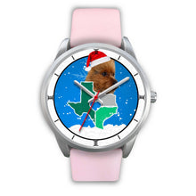 Load image into Gallery viewer, Australian Terrier Texas Christmas Special Wrist Watch-Free Shipping