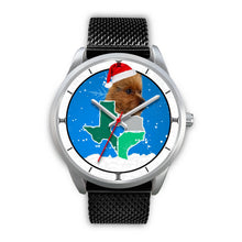 Load image into Gallery viewer, Australian Terrier Texas Christmas Special Wrist Watch-Free Shipping