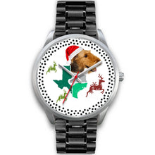 Load image into Gallery viewer, Airedale Terrier Texas Christmas Special Wrist Watch-Free Shipping