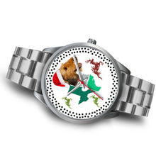 Load image into Gallery viewer, Airedale Terrier Texas Christmas Special Wrist Watch-Free Shipping