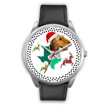 Load image into Gallery viewer, Airedale Terrier Texas Christmas Special Wrist Watch-Free Shipping