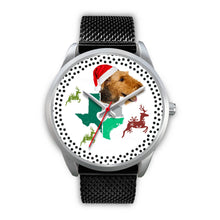 Load image into Gallery viewer, Airedale Terrier Texas Christmas Special Wrist Watch-Free Shipping