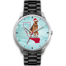 Load image into Gallery viewer, Airedale Terrier California Christmas Special Wrist Watch-Free Shipping