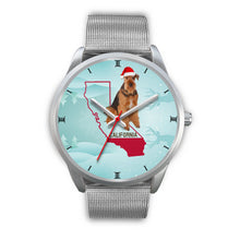 Load image into Gallery viewer, Airedale Terrier California Christmas Special Wrist Watch-Free Shipping