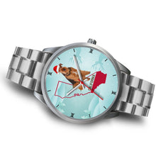 Load image into Gallery viewer, Airedale Terrier California Christmas Special Wrist Watch-Free Shipping
