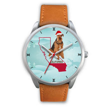 Load image into Gallery viewer, Airedale Terrier California Christmas Special Wrist Watch-Free Shipping