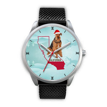 Load image into Gallery viewer, Airedale Terrier California Christmas Special Wrist Watch-Free Shipping
