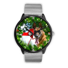 Load image into Gallery viewer, Belgian Malinois Dog New York Christmas Special Wrist Watch-Free Shipping