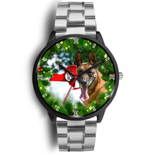 Load image into Gallery viewer, Belgian Malinois Dog New York Christmas Special Wrist Watch-Free Shipping