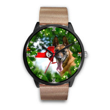 Load image into Gallery viewer, Belgian Malinois Dog New York Christmas Special Wrist Watch-Free Shipping
