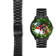 Load image into Gallery viewer, Belgian Malinois Dog New York Christmas Special Wrist Watch-Free Shipping