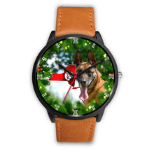 Load image into Gallery viewer, Belgian Malinois Dog New York Christmas Special Wrist Watch-Free Shipping