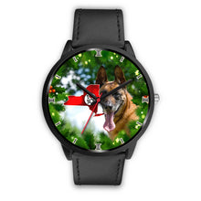 Load image into Gallery viewer, Belgian Malinois Dog New York Christmas Special Wrist Watch-Free Shipping