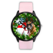 Load image into Gallery viewer, Belgian Malinois Dog New York Christmas Special Wrist Watch-Free Shipping
