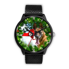 Load image into Gallery viewer, Belgian Malinois Dog New York Christmas Special Wrist Watch-Free Shipping