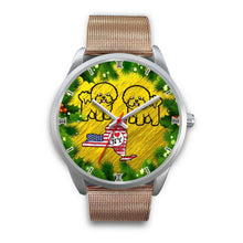 Load image into Gallery viewer, Bichon Fries Dog Art New York Christmas Special Wrist Watch-Free Shipping