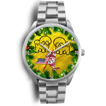 Load image into Gallery viewer, Bichon Fries Dog Art New York Christmas Special Wrist Watch-Free Shipping