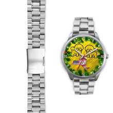 Load image into Gallery viewer, Bichon Fries Dog Art New York Christmas Special Wrist Watch-Free Shipping