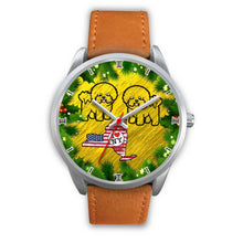 Load image into Gallery viewer, Bichon Fries Dog Art New York Christmas Special Wrist Watch-Free Shipping