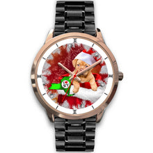 Load image into Gallery viewer, Bordeaux Mastiff Dog New York Christmas Special Wrist Watch-Free Shipping