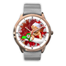 Load image into Gallery viewer, Bordeaux Mastiff Dog New York Christmas Special Wrist Watch-Free Shipping