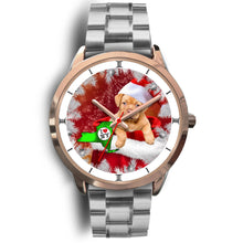 Load image into Gallery viewer, Bordeaux Mastiff Dog New York Christmas Special Wrist Watch-Free Shipping