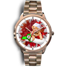 Load image into Gallery viewer, Bordeaux Mastiff Dog New York Christmas Special Wrist Watch-Free Shipping