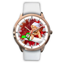 Load image into Gallery viewer, Bordeaux Mastiff Dog New York Christmas Special Wrist Watch-Free Shipping