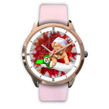 Load image into Gallery viewer, Bordeaux Mastiff Dog New York Christmas Special Wrist Watch-Free Shipping