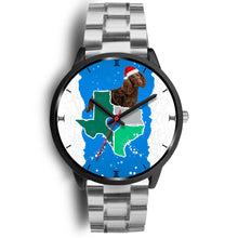 Load image into Gallery viewer, American Water Spaniel Texas Christmas Special Wrist Watch-Free Shipping