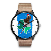 Load image into Gallery viewer, American Water Spaniel Texas Christmas Special Wrist Watch-Free Shipping