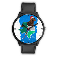 Load image into Gallery viewer, American Water Spaniel Texas Christmas Special Wrist Watch-Free Shipping